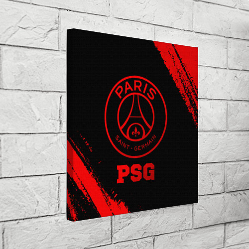 Картина квадратная PSG - red gradient / 3D-принт – фото 3
