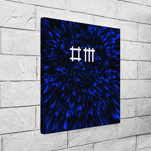 Картина квадратная Depeche Mode blue energy / 3D-принт – фото 3