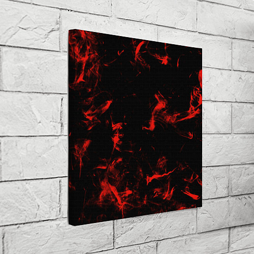 Картина квадратная Color red black / 3D-принт – фото 3