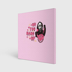 Холст квадратный Крик по телефону, цвет: 3D-принт