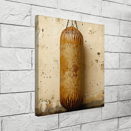 Картина квадратная Бежевая боксерская груша / 3D-принт – фото 3