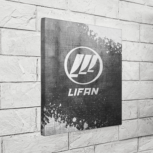 Картина квадратная Lifan - grey gradient / 3D-принт – фото 3