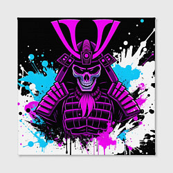 Холст квадратный Скелет самурая, цвет: 3D-принт — фото 2