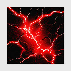 Холст квадратный Lightning, цвет: 3D-принт — фото 2
