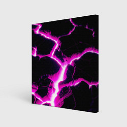 Холст квадратный Color pink black, цвет: 3D-принт