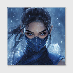 Холст квадратный Боец Китана Мортал комбат, цвет: 3D-принт — фото 2