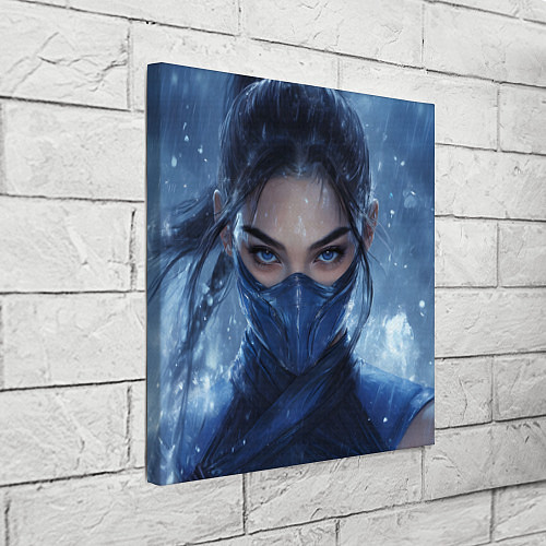 Картина квадратная Боец Китана Мортал комбат / 3D-принт – фото 3