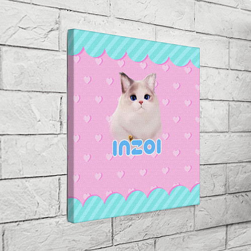 Картина квадратная Inzoi с кошечкой / 3D-принт – фото 3