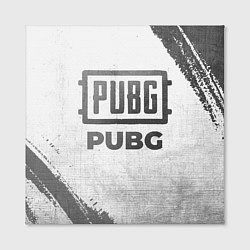 Холст квадратный PUBG - white gradient, цвет: 3D-принт — фото 2