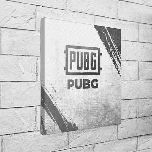 Картина квадратная PUBG - white gradient / 3D-принт – фото 3