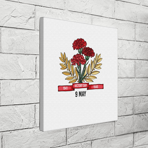 Картина квадратная 9 Мая victory day / 3D-принт – фото 3