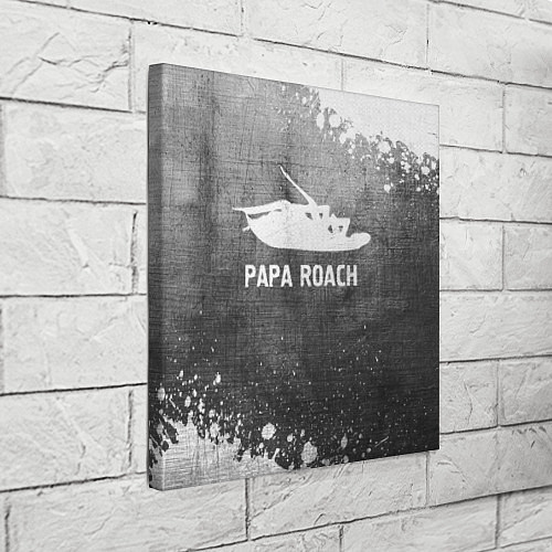 Картина квадратная Papa Roach - grey gradient / 3D-принт – фото 3