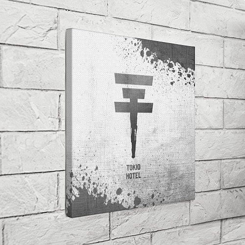Картина квадратная Tokio Hotel - white gradient / 3D-принт – фото 3