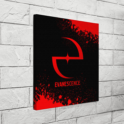 Картина квадратная Evanescence - red gradient / 3D-принт – фото 3