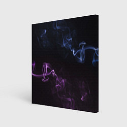 Холст квадратный Color black blue pink, цвет: 3D-принт