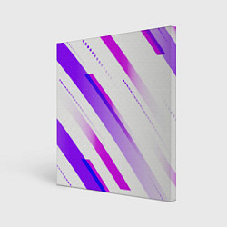 Холст квадратный Color white pink, цвет: 3D-принт
