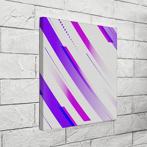 Картина квадратная Color white pink / 3D-принт – фото 3