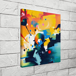 Холст квадратный Абстракция в деталях, цвет: 3D-принт — фото 2