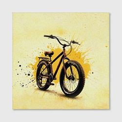 Холст квадратный Фэтбайк на бежевом, цвет: 3D-принт — фото 2