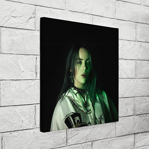 Картина квадратная Billie Eilish with cross / 3D-принт – фото 3