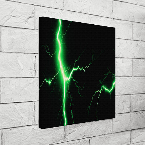 Картина квадратная Lightning green / 3D-принт – фото 3