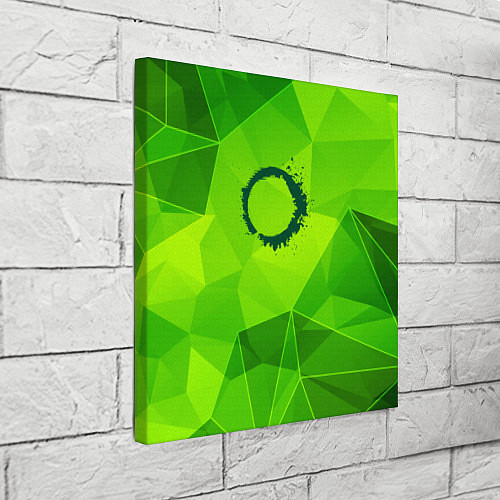 Картина квадратная The Callisto Protocol green poly / 3D-принт – фото 3