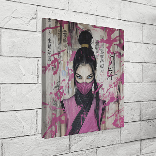 Картина квадратная Милина японский стиль / 3D-принт – фото 3