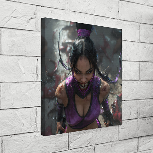 Картина квадратная Сумасшедшая Милина без маски / 3D-принт – фото 3