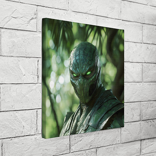 Картина квадратная Рептилия Мортал комбат / 3D-принт – фото 3