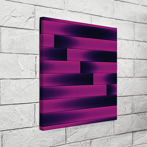 Картина квадратная Color pink square / 3D-принт – фото 3