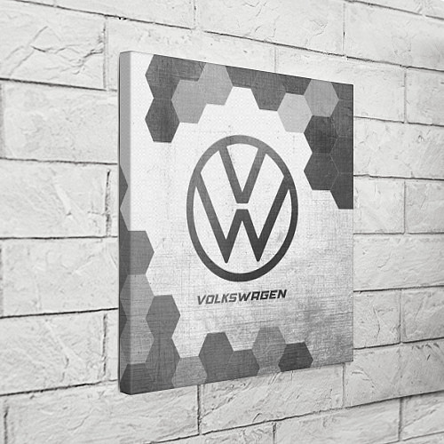 Картина квадратная Volkswagen - white gradient / 3D-принт – фото 3