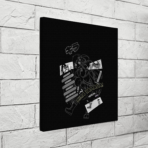 Картина квадратная Классная аниме девочка / 3D-принт – фото 3