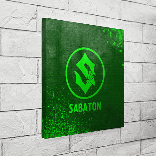 Картина квадратная Sabaton - green gradient / 3D-принт – фото 3