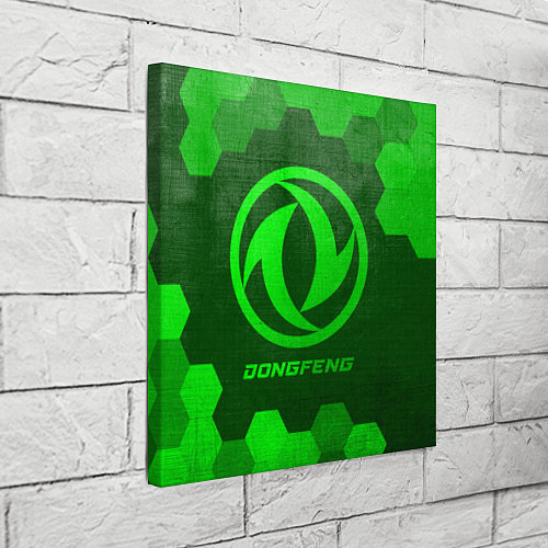 Картина квадратная Dongfeng - green gradient / 3D-принт – фото 3