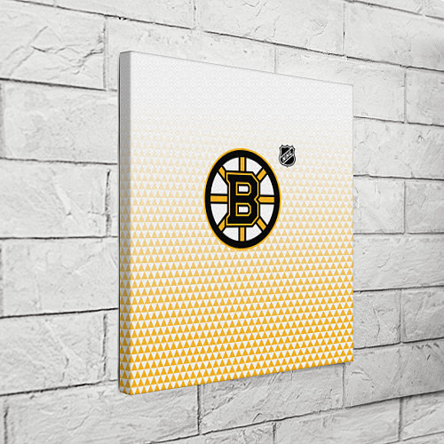 Картина квадратная Бостон Брюинз - светлый градиент / 3D-принт – фото 3