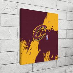 Холст квадратный Cleveland Cavaliers NBA team, цвет: 3D-принт — фото 2