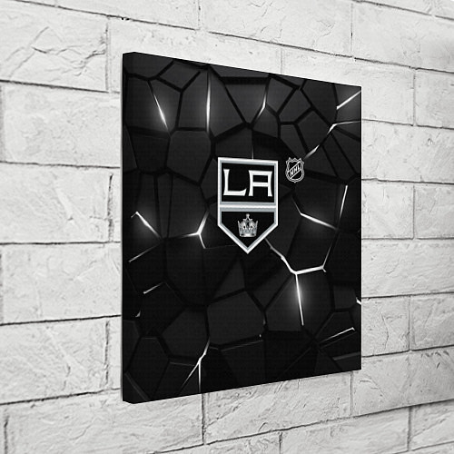 Картина квадратная Лос Анджелес Кингз - НХЛ хоккей / 3D-принт – фото 3