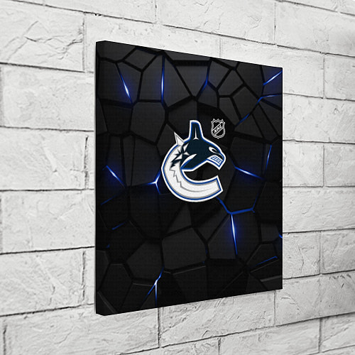 Картина квадратная Ванкувер Кэнакс - НХЛ хоккей / 3D-принт – фото 3