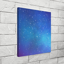 Холст квадратный Ночное сияние, цвет: 3D-принт — фото 2