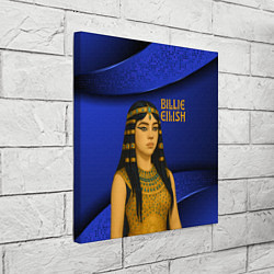 Холст квадратный Билли Айлиш в образе фараона, цвет: 3D-принт — фото 2