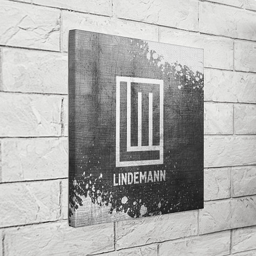 Картина квадратная Lindemann - grey gradient / 3D-принт – фото 3