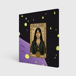 Холст квадратный Билли Айлиш в стиле Таро, цвет: 3D-принт