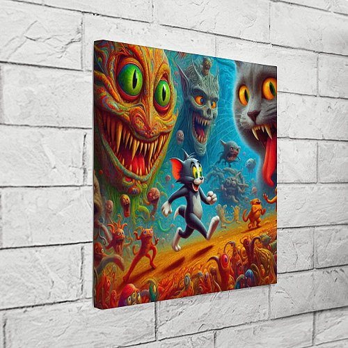 Картина квадратная Красочный сон Тома за минуту до пробуждения / 3D-принт – фото 3