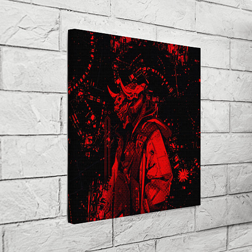 Картина квадратная Кибернетический Они / 3D-принт – фото 3