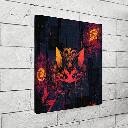 Картина квадратная Магический лисёнок / 3D-принт – фото 3