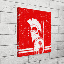 Холст квадратный Спартак - воин спарты, цвет: 3D-принт — фото 2