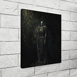 Холст квадратный Командир скелетов, цвет: 3D-принт — фото 2