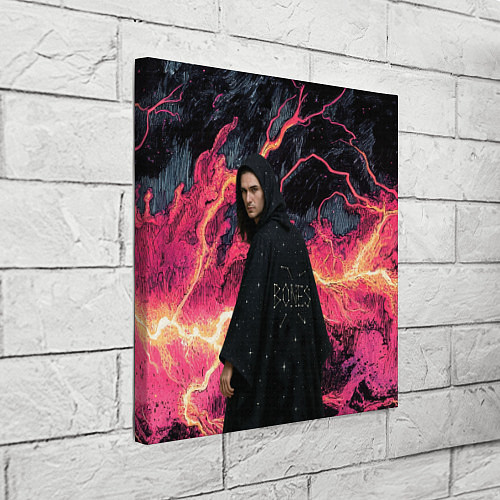 Картина квадратная Bones в мантии со звездами / 3D-принт – фото 3