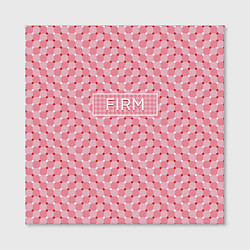 Холст квадратный Плавающий эффект - Фирм розовый, цвет: 3D-принт — фото 2