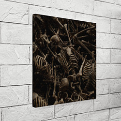 Холст квадратный Человеческие кости, цвет: 3D-принт — фото 2